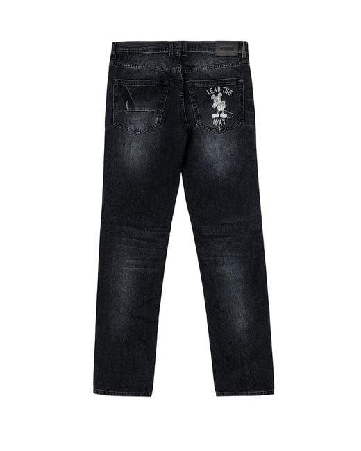Iceberg Blue Straight Jeans for men