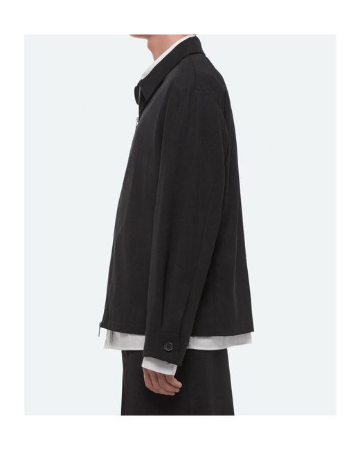 Helmut Lang Black Apos;S Hl001 Wool Shirt Jacket for men