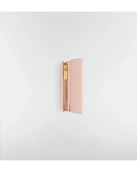 Dior Pink Caro Hibiscus Wallet