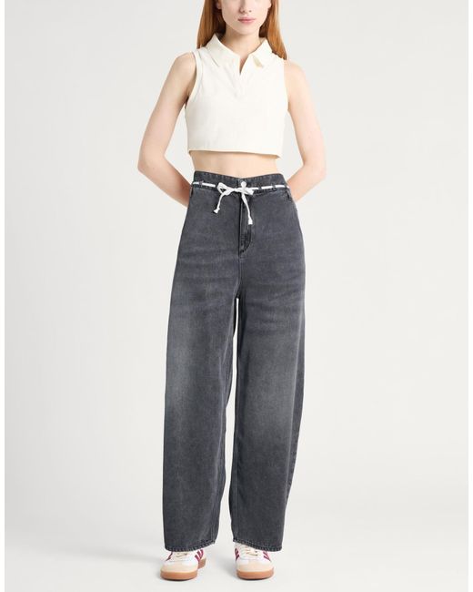 Isabel Marant Gray Solid Color Loose Trousers