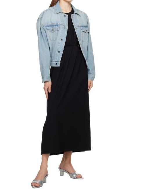 Loulou de Saison Blue Long-Sleeved Denim Jacket