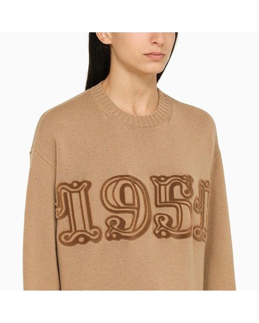 Max Mara Natural Round Neck Sweater