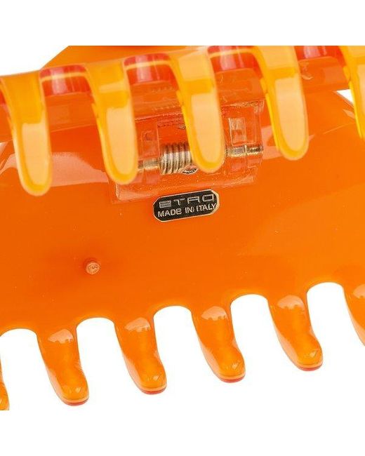 Etro Orange Logo Hairpin