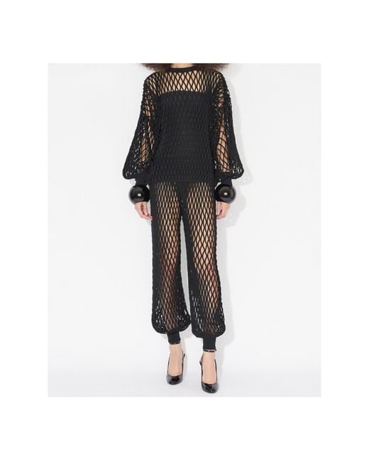 Alaïa Black Strapless Bodysuit