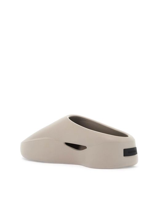 Fear Of God Gray Logo Patch Slip-On Runner Sneakers for men