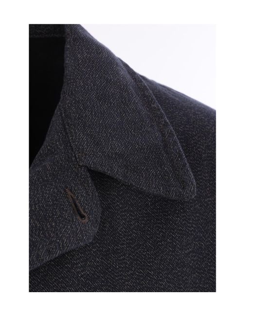 Maison Margiela Blue Caban Jacket for men