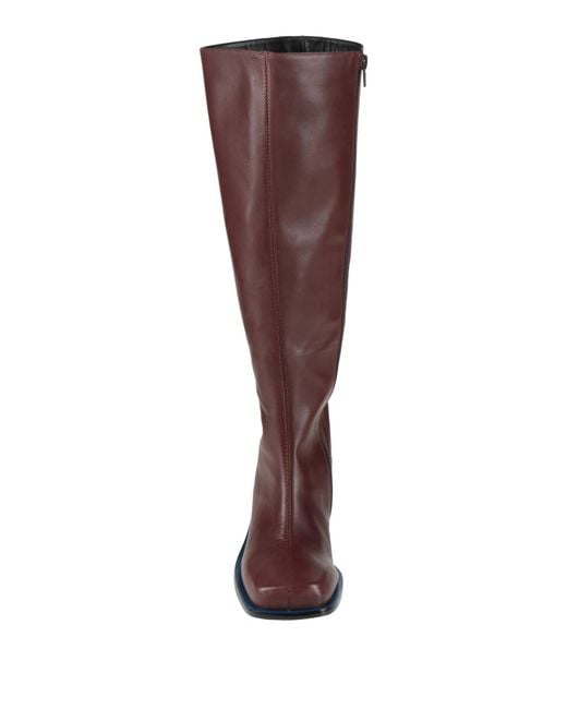 Farm Rio Brown Minimalist Leather Boots