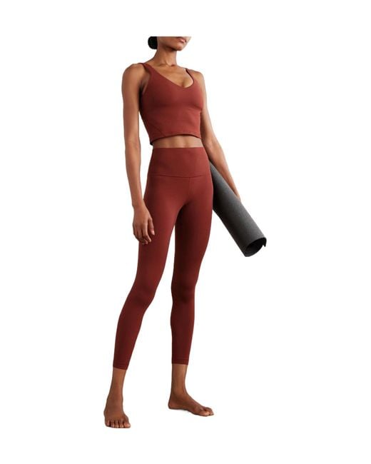 lululemon athletica Red Cropped Tank