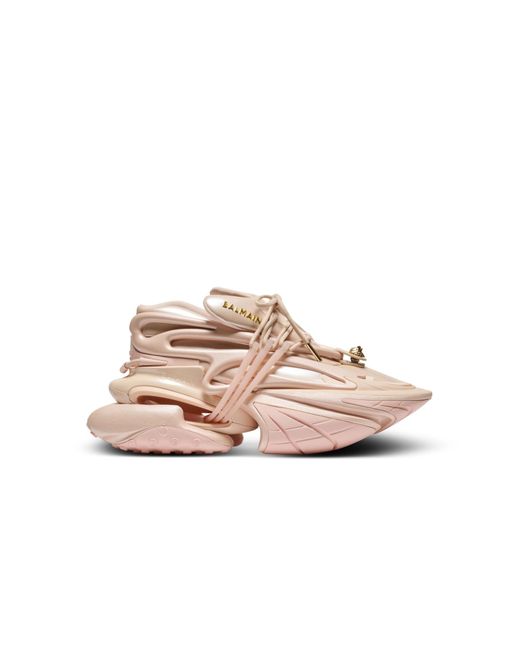 Balmain Pink Unicorn Low Sneakers