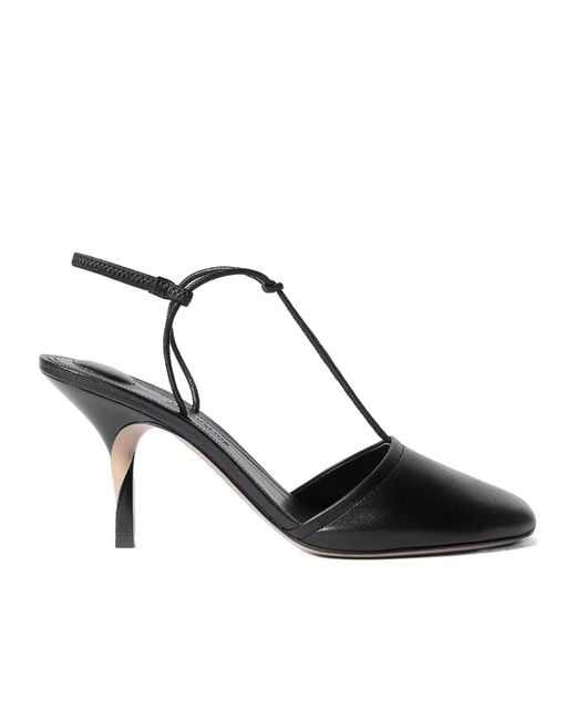 Jacquemus Black Strappy Heeled Pumps