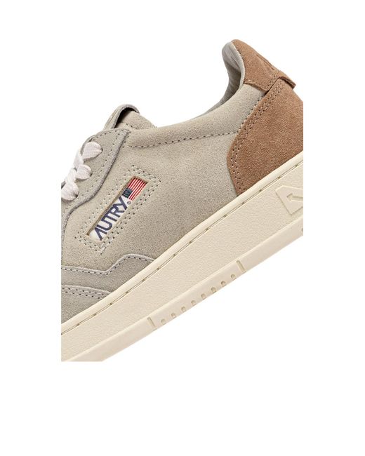 Autry Natural Flat-Soled Sneakers for men