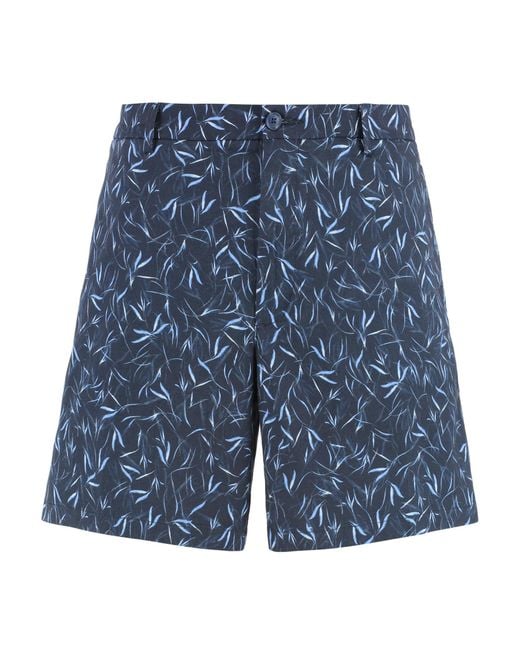Boss Blue Boss Printed Bermuda Shorts for men