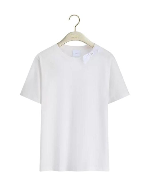 Dior White Short-Sleeved T-Shirt