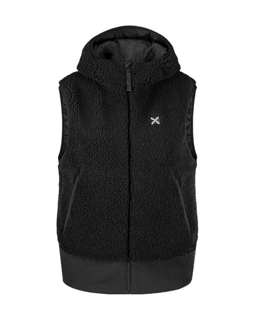 Montura Black Hooded Fleece Jacket