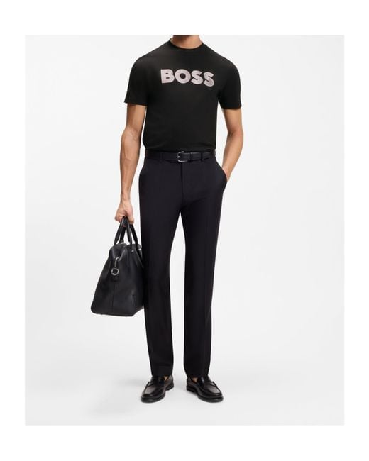 Boss Black Logo-Patch T-Shirt for men