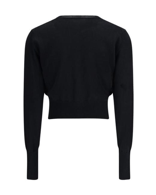 Vivienne Westwood Blue Bea Cropped Cardigan