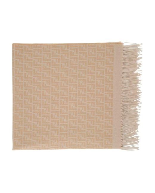 Fendi Natural Ff Motif Three-Piece Travel Set