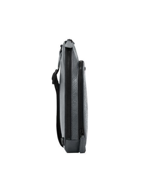 Montblanc Gray Zipper Chest Pack for men