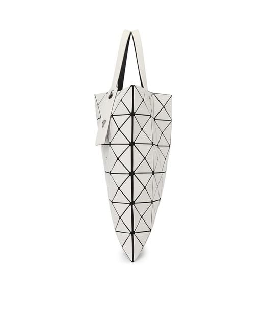 Issey Miyake White Logo Handbag