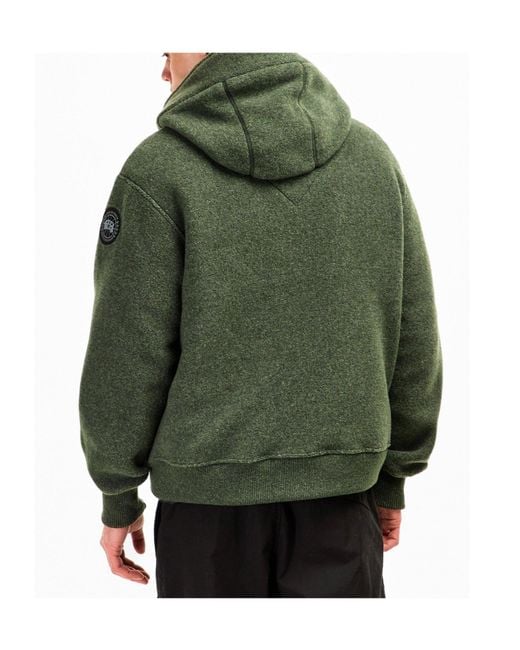 Canada Goose Green Front Zip Hooded Jacket for men