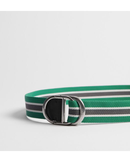 Dior Green Cd Belt for men