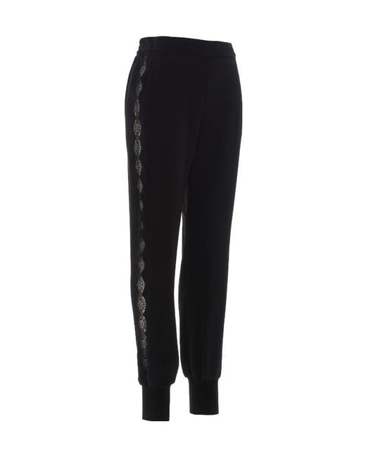 Stella McCartney Black Tapered Leg Trousers