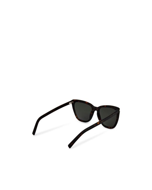 Saint Laurent Black Logo Detail Sunglasses
