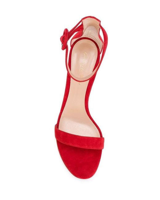 Gianvito Rossi Red Portofino 85 High-Heeled Sandals
