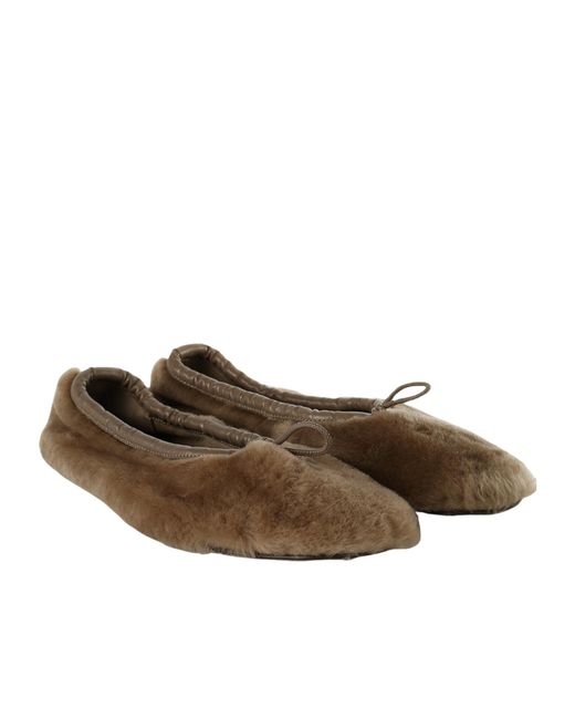 Hereu Brown Ballet Flats