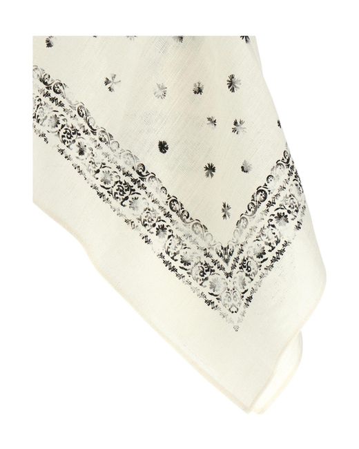 Alberta Ferretti White Hood Top