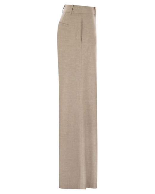 Herno Natural Belt Loop Casual Pants