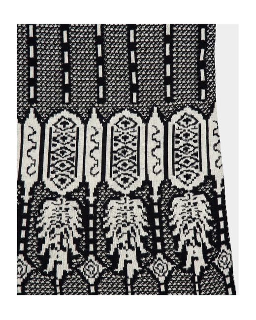 Johanna Ortiz Black Energy Matrix Midi Skirt
