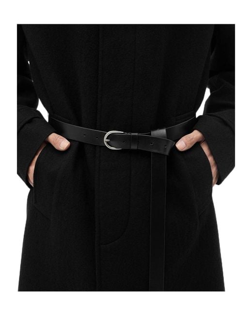 Ann Demeulemeester Black Wilmer Coat for men