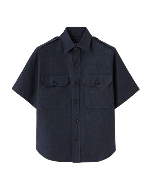 Loro Piana Blue Neo Annalisa Shirt