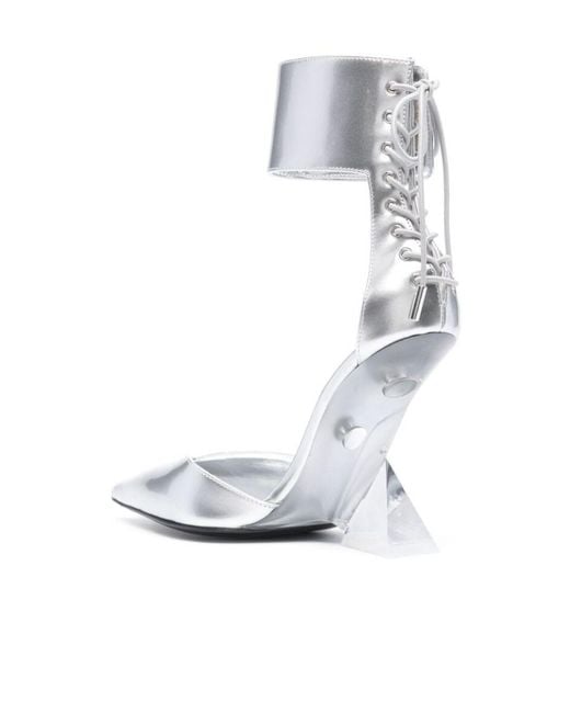 The Attico White Morgan 105Mm Pumps