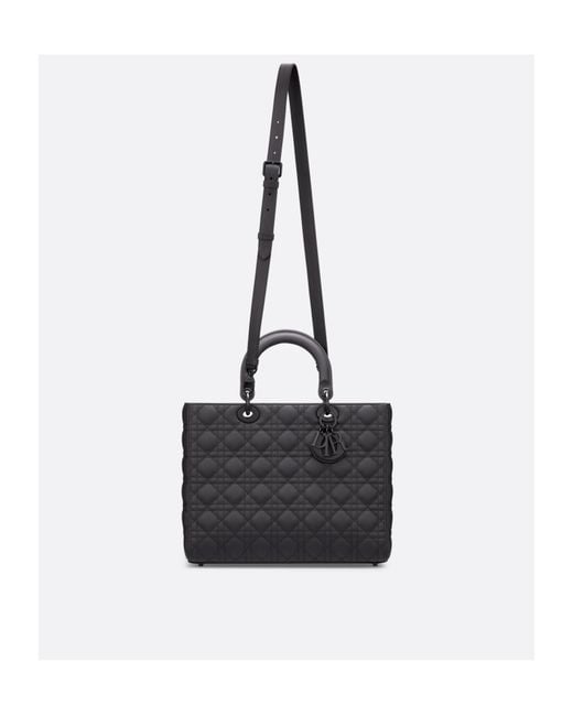 Dior Black Large Lady Bag
