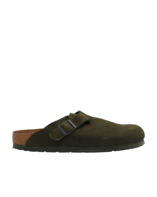 Birkenstock Green Boston Sandlas for men