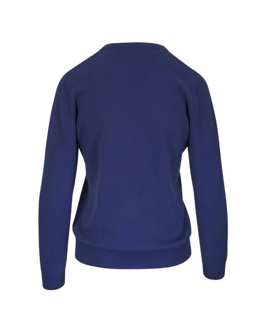 Brunello Cucinelli Blue V-Neck T-Shirt