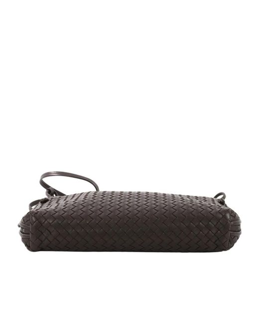 Bottega Veneta Black Knitted Cross-Body Bag
