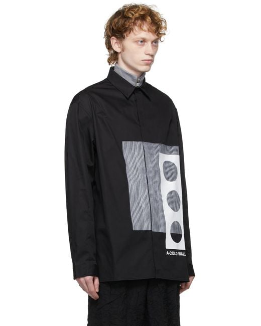 A_COLD_WALL* Black Logo Shirt for men