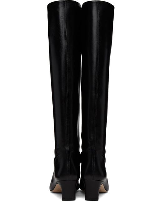 Staud Black Wally Pointed Boots