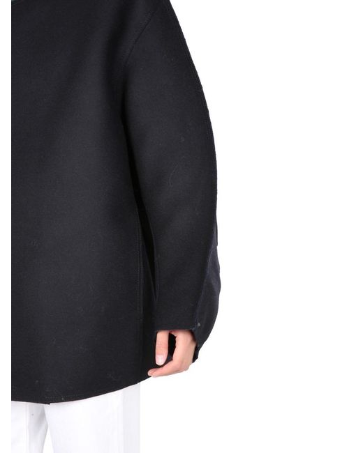 Sunnei Blue Round-Collar Casual Jacket for men