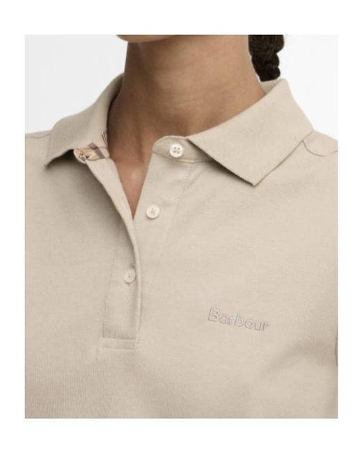Barbour Natural Bowford Sleeveless Polo Shirt
