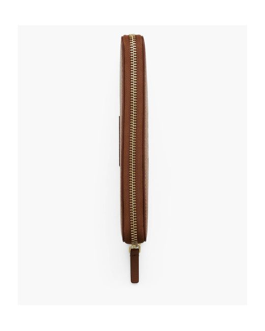 Marc Jacobs Brown Continental Zipped Wallet