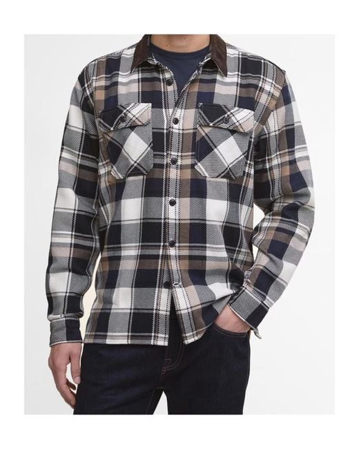Barbour Gray Grasmoor Shirt for men