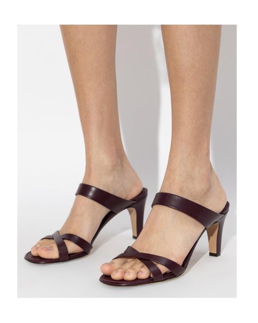 Ferragamo Brown Tami High-Heeled Sandals
