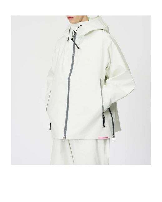 Goldwin White Hooded Jacket for men