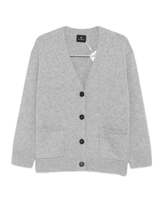 Anine Bing Gray Jackson Cardigan