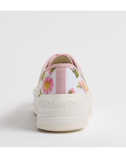 Dior White Walk'N' Platform Sneaker
