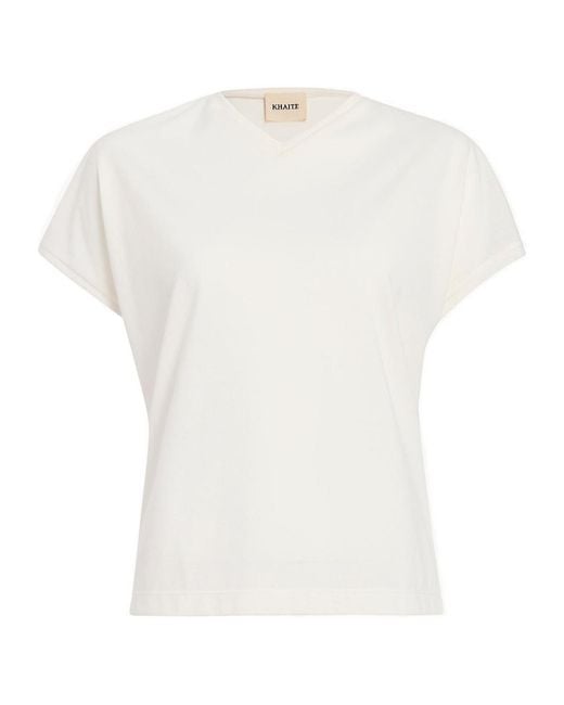 Khaite White Devra T-Shirt